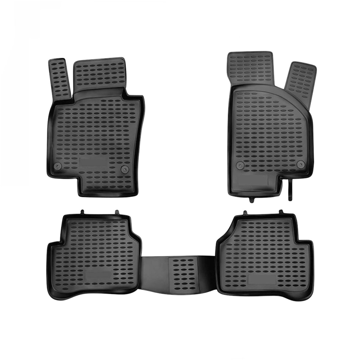 Volkswagen Passat Floor Mats - Omac - Rubber TPE - Black - '06-'10